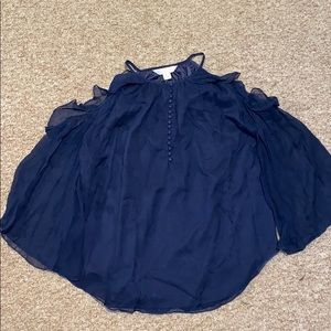 Navy blue tunic Rachel Zoe